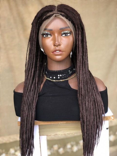 Synthetic Locs, Braiding Locs, and Wigs, Endless Style Options for Everyone, Beautiful Braided Wig with Different Colors