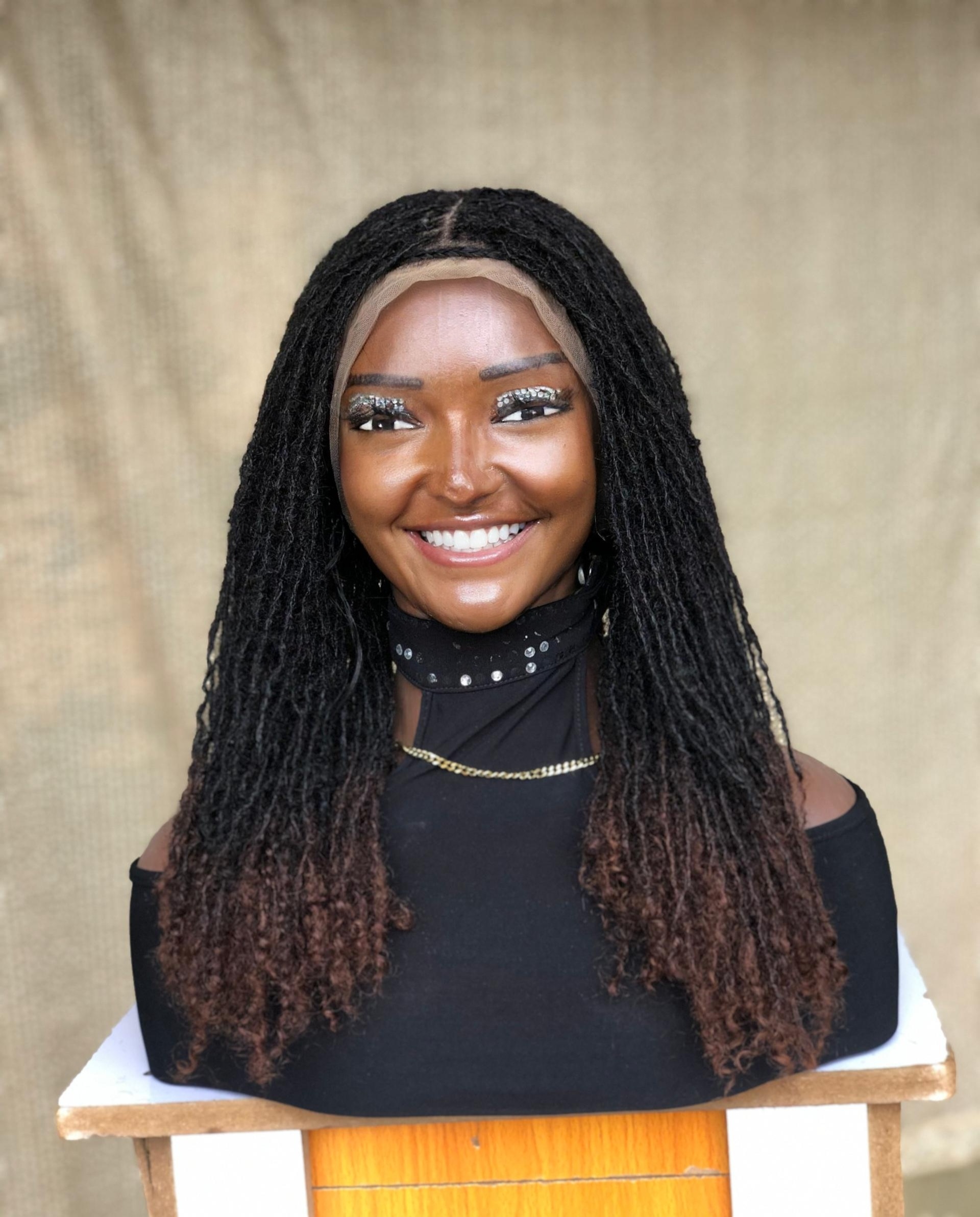 Human hair Sisterlocs, Afro kinky human hair for locs, Skinny Locs, Dyed Locks and 100% Human Hair Loc Extensions