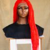 Red Synthetic Locs, Braiding Locs, and Wigs, Endless Style Options for Everyone, Beautiful Braided Wig