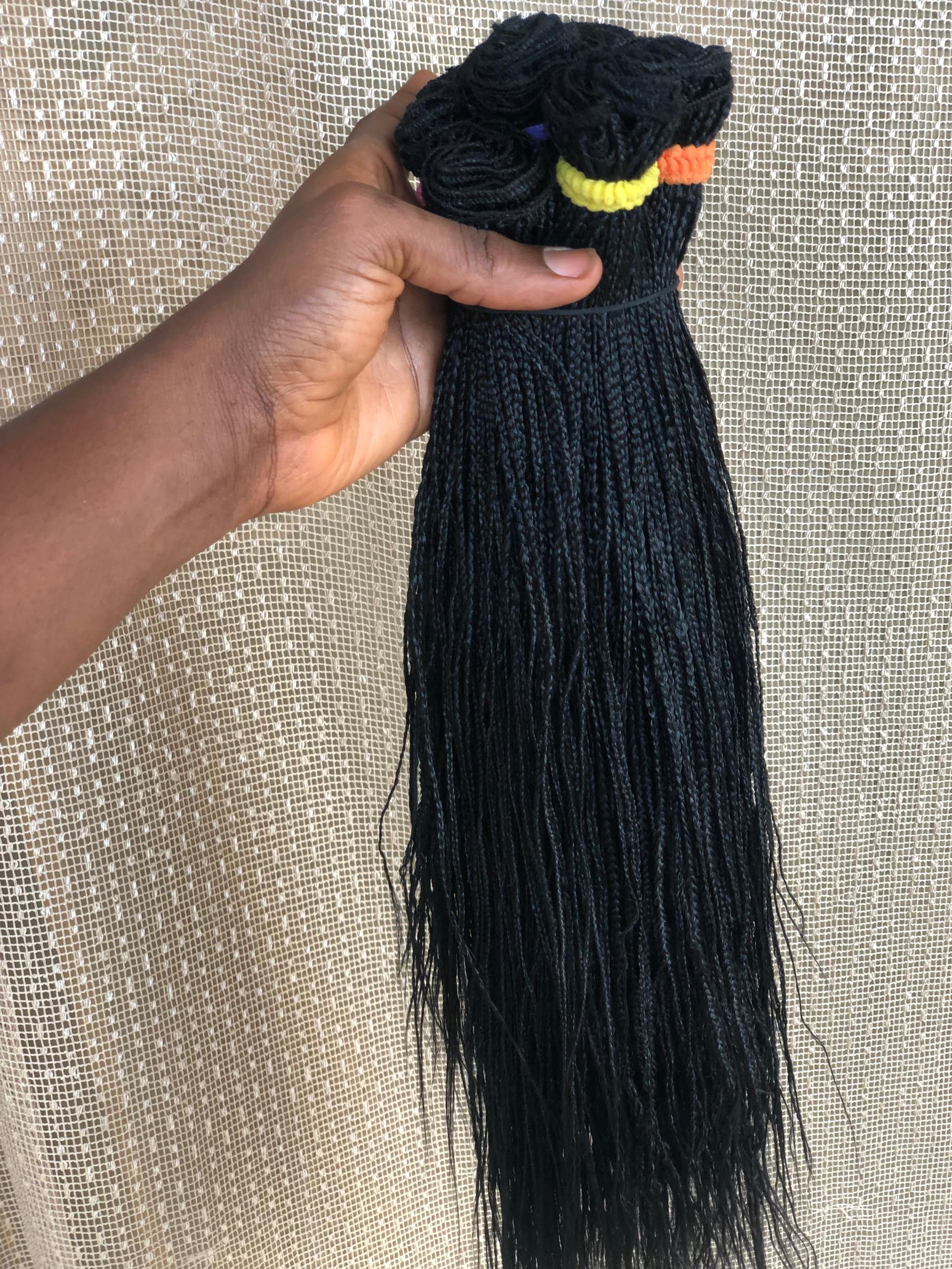 Elegant Micro Braids, Instant Braids, Micro Braiding Bundles, Box Braids Weft, and Sew in Bundles Extensions for Women