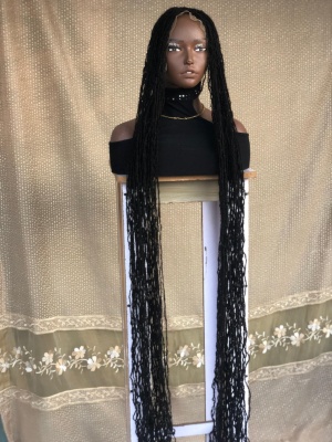 Rapunzel long Human hair Sisterlocs Frontal Topper Dyed Locks and 100% Human Hair Loc Extensions