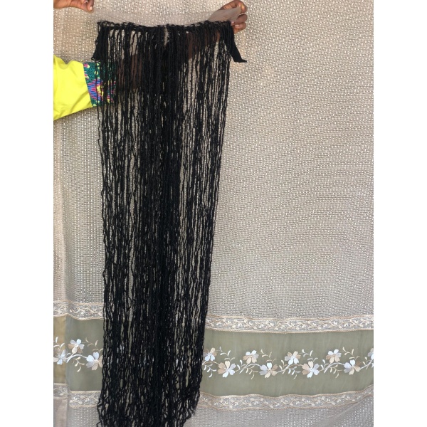Rapunzel long Human hair Sisterlocs Frontal Topper Dyed Locks and 100% Human Hair Loc Extensions