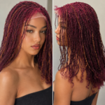 Burgundy Hair Sisterlocs, Skinny Dreadlocs Wig