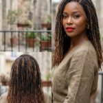 Burgundy Hair Sisterlocs, Skinny Dreadlocs Wig