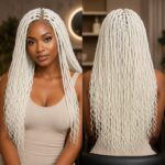 Snow White Sythentic Locs Wig