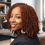 Dyeable Handmade Human Hair Micro Locs Wig, Glueless HD Full Lace Dreadlock Wig for Black Women, Natural