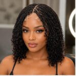 Human hair Sisterlocks wig for black women